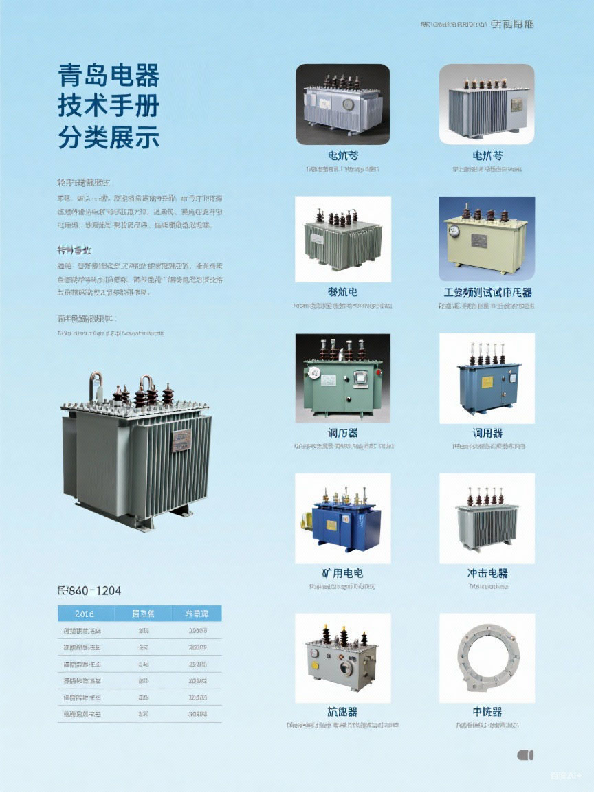 青島變壓器的分類